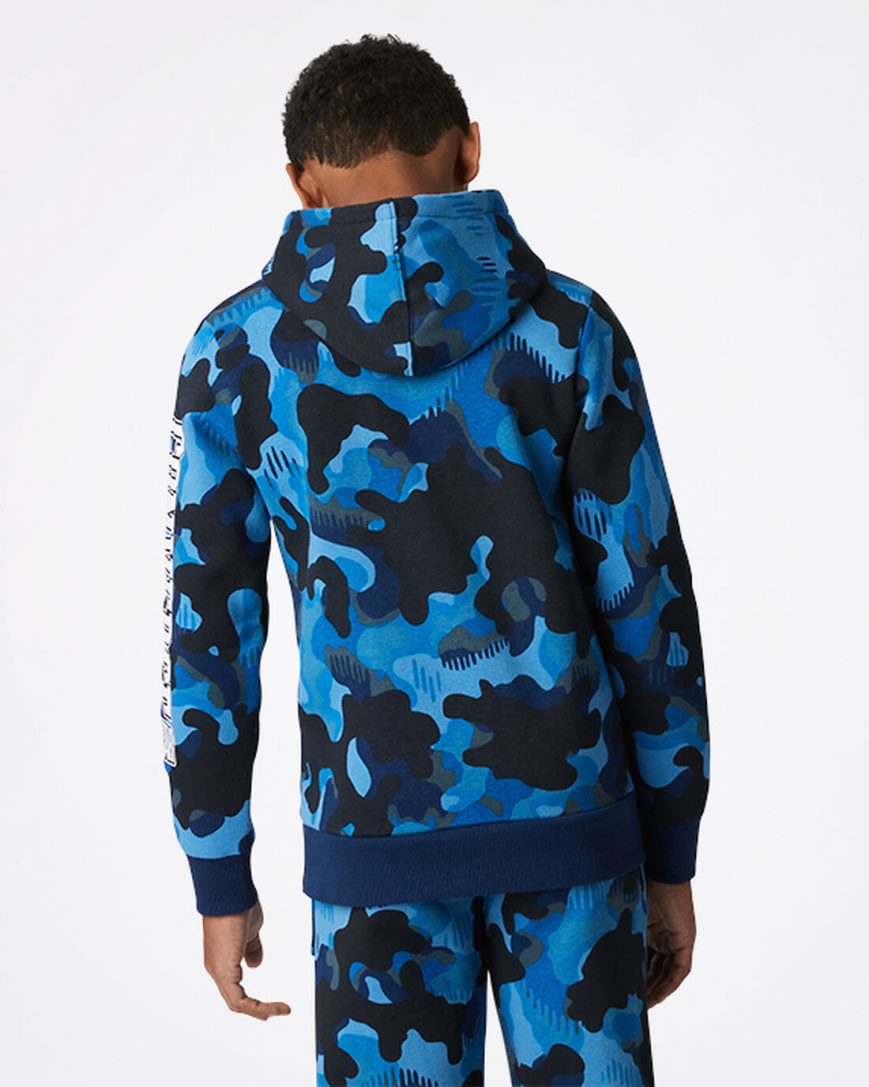Boys' Converse Camo Pullover Hoodie Navy | AU 9EC35G